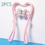Manual Six-Wheel Neck Massager Roller for Pain Relief Tool - Image 10