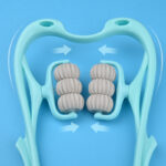 Manual Six-Wheel Neck Massager Roller for Pain Relief Tool - Image 7