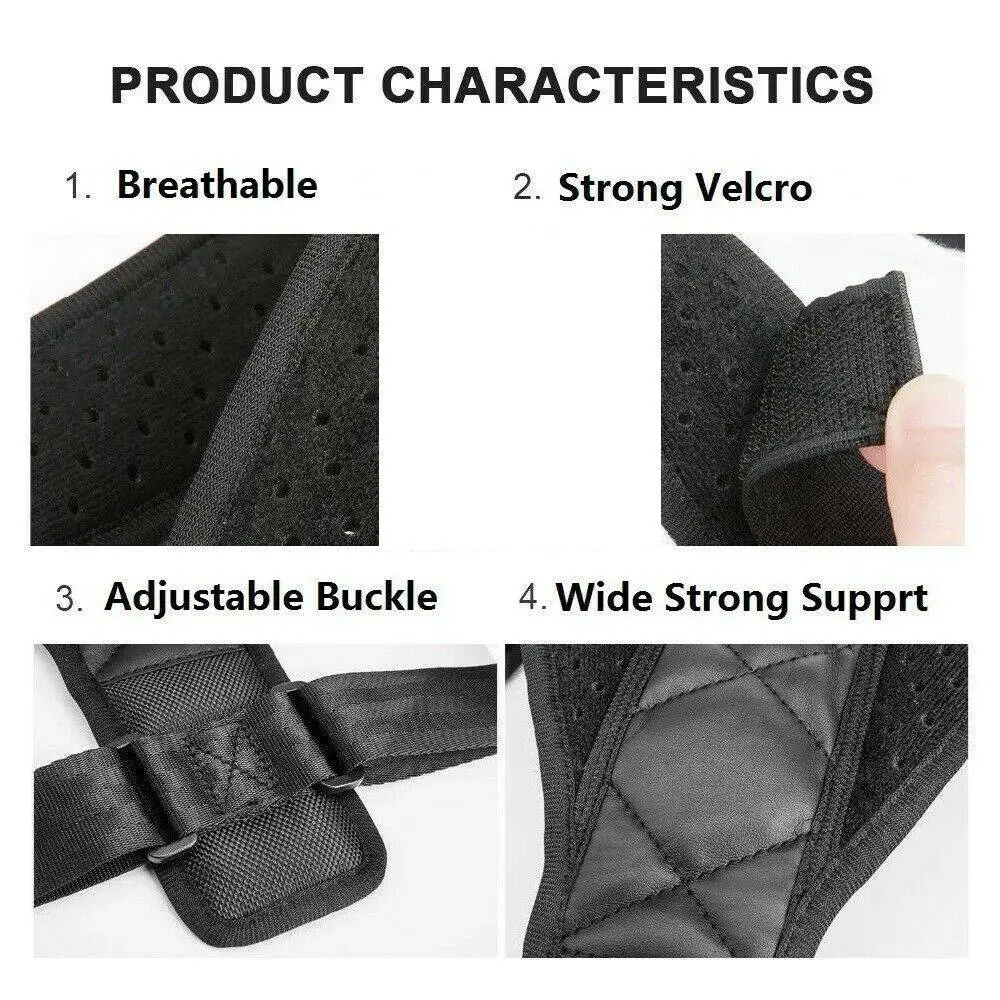 Clavicle Posture Corrector Back Support Brace for Straight Shoulders - Image 2