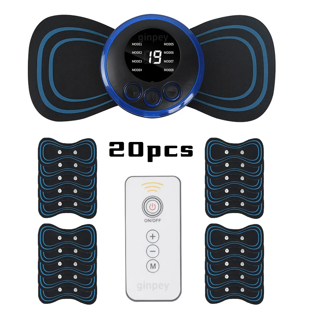 Portable Mini Electric Massager with 5 Pads for Pain Relief - Image 10