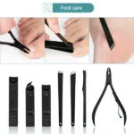10-Piece Nail Clipper Set with Travel Case & Grooming Kit - Image 5