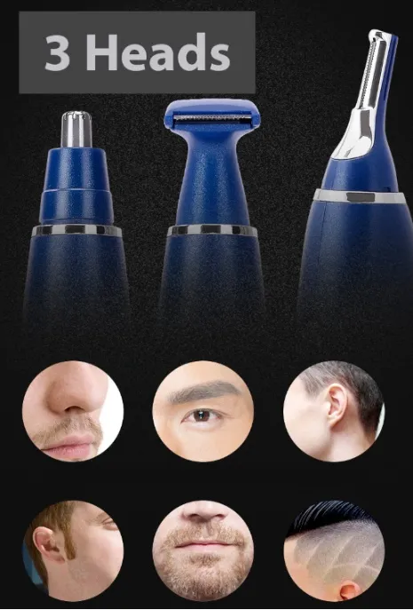Electric Ear, Nose & Beard Hair Trimmer - Image 7