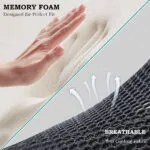 Neck & Back Acupressure Massage Pillow Full Body Relief - Image 3