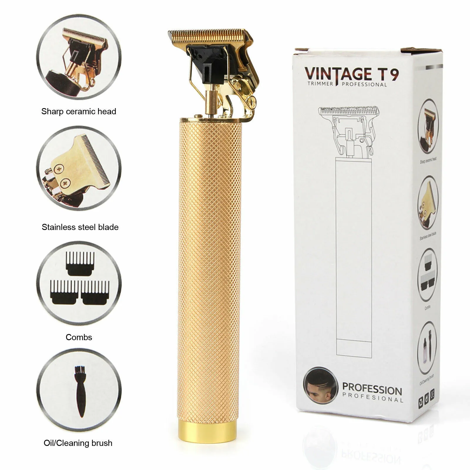 USB Rechargeable Hair Clippers Beard Trimmer for Men - Image 4