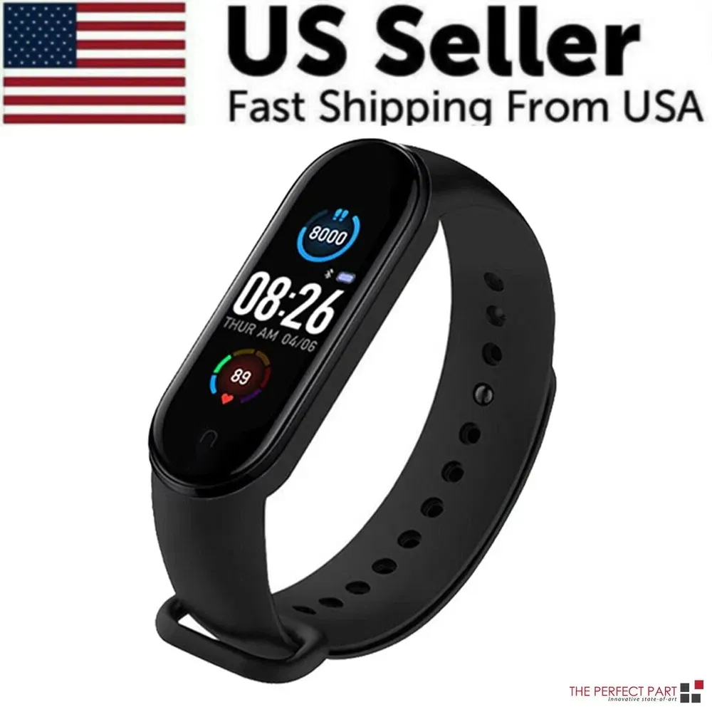 M4 Smart Fitness Watch with Heart Rate & Blood Pressure - Image 1