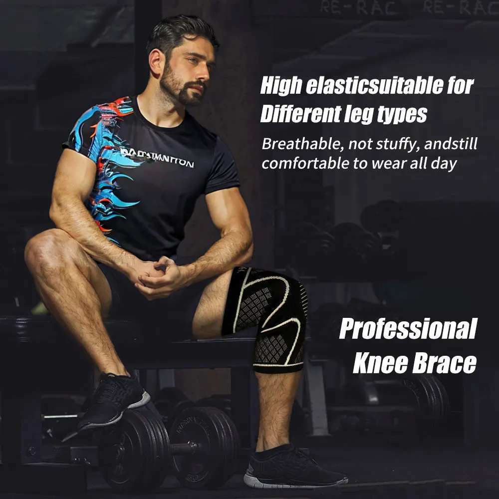 Copper Knee Pads Pair for Men & Women Sports Support - Image 3