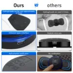 Portable Mini Electric Massager with 5 Pads for Pain Relief - Image 7